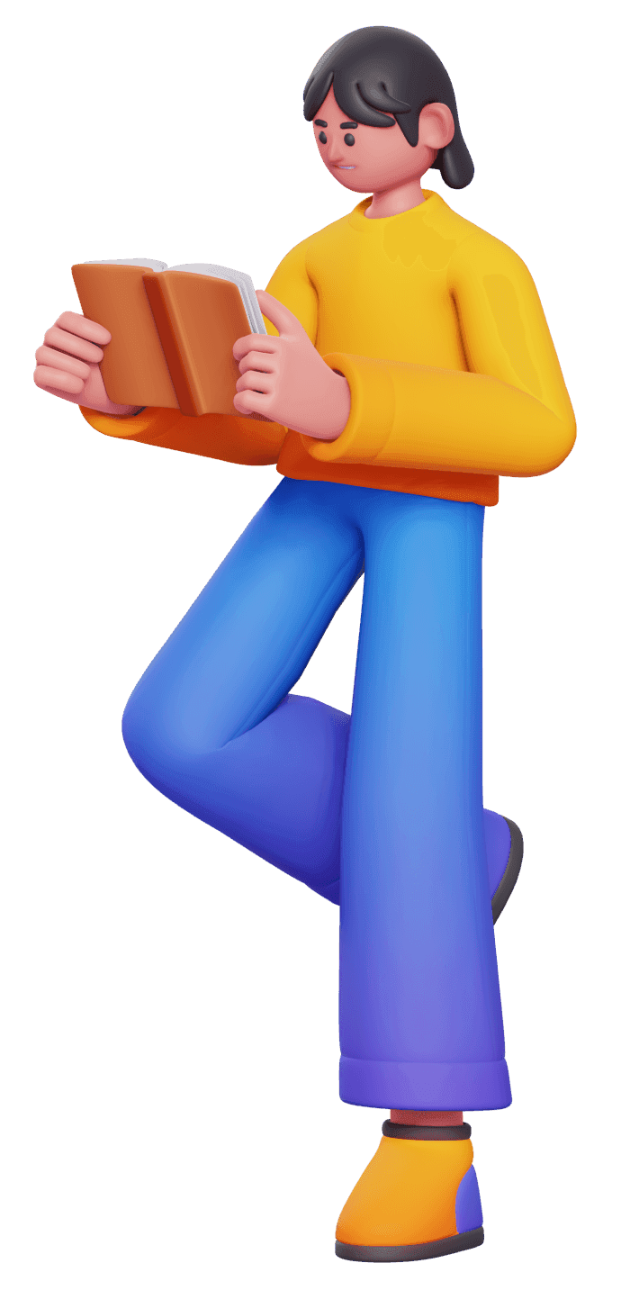 Girl Reading Book